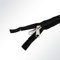 Planenscout YKK® 10C Reißverschluss Zeltreisser Spiralreißverschluss, Spiral, teilbar, schwarz, Länge 70cm