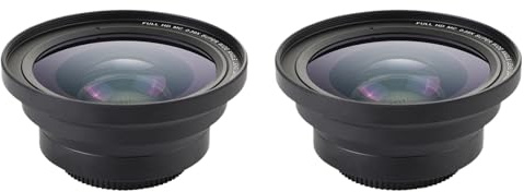 Remingtape 2X Professionelles 37 mm Makro + 72 mm Weit Objektiv 0,39 Fach Full Hd für 4K Camcorder