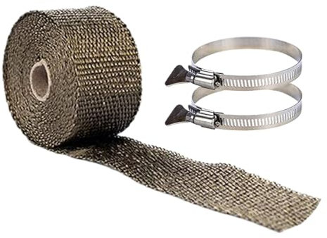 Lunaobrik Rohrbandage | Schutz Gegen Schornsteinverbrennungen - Abnehmbares Schutzband Für Elektrokabel, Heizung, Kamin, Abgasrohr & Ofen