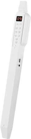 Fafeicy BT Unterstützt 10 Töne Externer Kopfhörer Mini Digital Electronic Wind Instrument Midi, Lautsprecher -App -Verbindung, die für Zuhause, Schule, Reisen Tragbar Ist (WHITE)