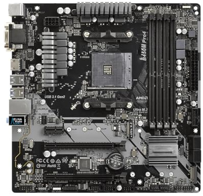 Fit For ASRock B450M PRO4 B450 AM4 Motherboard For Ryzen 5 5600X 5600 5700x3d 5700x CPU DDR4 M.2 HDMI M-ATX Mainboard motherboard
