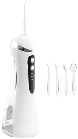 Doccia orale portatile, 200 ml, pulitore per doccia orale ricaricabile, 3 modalità, filo interdentale, per la casa, il viaggio, la doccia, il bagno dopo il cibo, le parentesi graffe per adulti