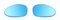 Spiegelgläser Links+Rechts Asphärisch Blau Set