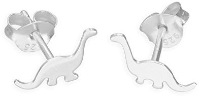 Sterling Silber Diplodocus Dinosaurier Ohrstecker