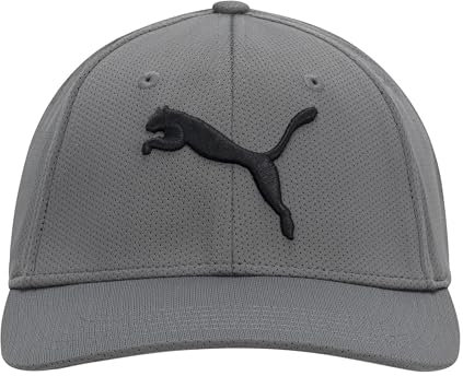 PUMA Unisex-Erwachsene Evercat Mesh Stretch Fit Cap Baseballkappe, Mittelgrau, S/M