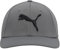 PUMA Unisex-Erwachsene Evercat Mesh Stretch Fit Cap Baseballkappe, Mittelgrau, S/M