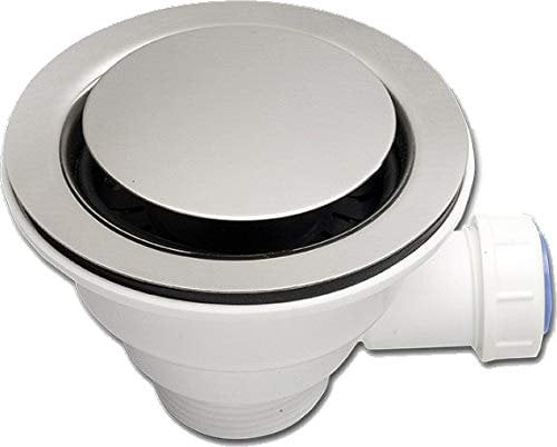 A&H™ Covered Push to Pop Up 90mm Kitchen Sink Basket Strainer Waste Kit