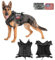 Hanshengday Taktisches Service-Hundegeschirr für mittelgroße und große Hunde, militärische K9-Trainings-Hundeweste mit Molle- und Schlaufeneinsätzen, verstellbar, taktische Hundeweste, Geschirre mit