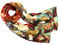 Prettystern Damen Seidenschal Impressionismus Malerei Kunstdrucke Art Silk Scarf Van Gogh - Rosen und Sonnenblumen P709