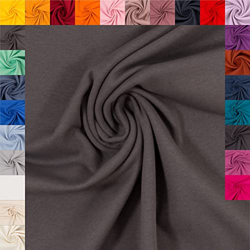 Swafing Heike Bündchenstoff Schlauchware Coupon (Anthrazit, 1,0m) - 27