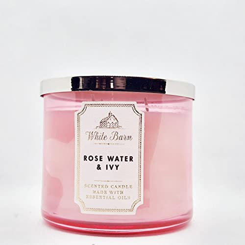 Bath and Body Works, 3-Docht-Kerze mit ätherischen Ölen, 411 ml, 2021 Kernduft, Weiß