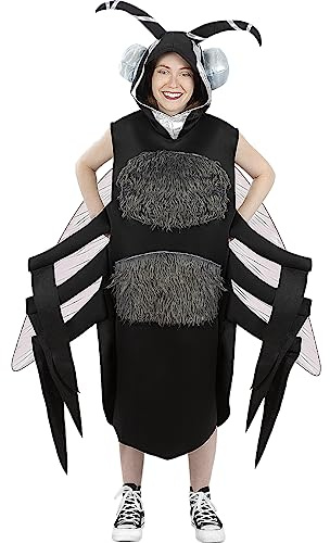 Funidelia | Fliegen Kostüm für Herren und Damen Tiere - Kostüm für Erwachsene & Verkleidung für Partys, Karneval & Halloween - Größe Einheitsgröße - Schwarz