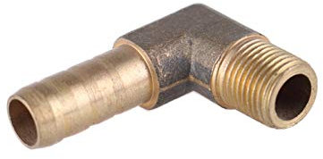 caihongwei caihv-Pipe-Schnittstelle BSP Außengewinde Rohr Barbed Joint Adapter, Messing Schlauchkupplung Fitting Elbow 6mm-16mm Tail 1/8 1/4 3/8 1/2, Anschlussadapter für Gartenwasserrohre