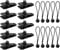 10 Sets Heavy Duty Tarp Clip and Awning Clamp With Bungee Cord - Linoleum Tent Clips With Bungee Balls for Camping, Tarpaulin
