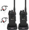 Retevis NR630 Funkgerät Große Reichweite, Walkie Talkie Erwachsene, Gruppenanrufe, Geräuschunterdrückung, IP67 Wasserdichtes, 2800mAh, Robust Funkgeräte mit Headset für Restaurant, Sicherheit(2 Stück)