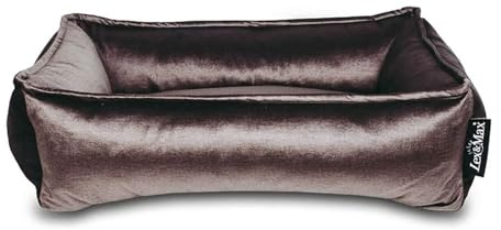 Lex & Max Hundebett Amsterdam,Mit waschbarem Bezug (M, Taupe)