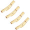 UNICRAFTALE 4 Sets 304 Edelstahl Säulen Bajonettverschlüsse 1.8~2mm Loch Rohr Lederschnurenden Kappen Goldene Schnappverschlüsse Schmuck Verschlüsse Für Armbänder Halsketten Schmuckherstellung