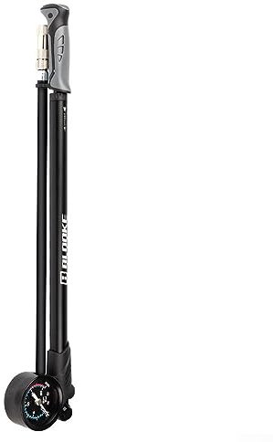 Gabel-Luftpumpe, Fahrradstoßpumpe, tragbarer Fahrrad-Hochdruckzylinder mit Aluminiumlegierung, 300 PSI Druck für hinteren Stoßdämpfer