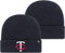 47 MLB Beanie-Mütze für Erwachsene, mit Bündchen und Bündchen, Team-Farbe, Einheitsgröße, Minnesota Twins Navy, Einheitsgr��e