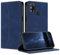 Mo-Beauty Hülle Kompatibel mit Samsung Galaxy M31 / M21S, Handyhülle Samsung M31 / M21S, Galaxy M31 / M21S Hülle, PU Leder Flip Wallet Klappbare Schutzhülle Magnet Ledertasche Klapphülle Case (Blau)