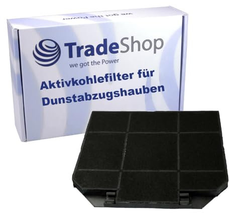 Trade-Shop Aktivkohle-Filter kompatibel mit Juno JDI5571E JDI5571AS JDK8570E JDI8670E, Progress PDG9140E PDG6140E PDG9141E PDG6141E Abzugshaube