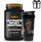 Pack BigMan Ultimate Whey Protein 1 kg + Shaker de REGALO PRO | Aumenta el crecimiento muscular | Entrenamientos intensos | Máxima asimilación (1 KILO, Fresa)