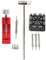 Bsowte 11-teiliges Set für Uhren, Reparaturwerkzeug, Hammer, Stifte, Gurt, Kette, Versteller, Reparaturwerkzeug, für Damen, silber