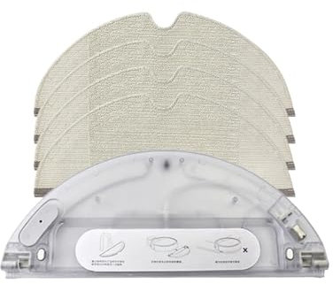 Duwnlos Sauberer Wassertank + Wischpad, kompatibel mit Dreame, F9 / RVS5-WH0 Roboter-Staubsauger, Ersatzteile for Wassertank und Wischpad(Water Tank+mop pad)