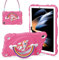XZC Custodia per Samsung Galaxy Tab A9+/ A9 Plus 11 2023 (SM-X210/X216/X218), custodia protettiva antiurto resistente con supporto/tracolla, per bambini, ragazze, donne (rosa)