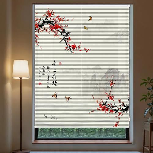 FSPHDX 115 135 145 155 165 CM Window Venetian Blinds, Perforated Installation Privacy Horizontal Blinds for Patio Doors/Bathroom/Home, Heat Insulation Blinds Hung Window Frames(B,180x190cm)