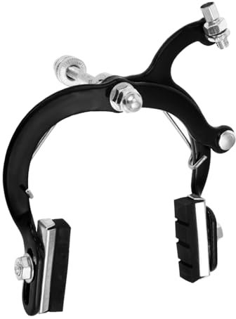 Yardwe Fahrradbremse Fahrräder Bremssattel Bremsbeläge Vorne Und Hinten Fahrrad C Klammer Bremsbelag Fahrradzubehör Rennrad Bremssattel Bremsen Für Fahrräder Felgenbremsen Metall Schwarz