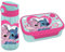 Diakakis Lilo & Stitch Ensemble boîte à déjeuner pour enfants – Boîte à sandwich et bouteille d'eau de cantine de 500 ml – Ensemble repas pour l'école, les voyages, sans BPA