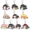 SUJEBRAN 10 Ghost Slayers Porte Clef Anime Figurine Accessoires Cos Jouet Ghost Slayers Keychain Cute Bag Pendentifs