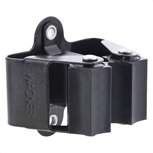 WAGNER - hooks4tools - Gerätehalter CLIP - 52 x 40 x 37 mm, Stahl verzinkt, Kunststoffklemme für Geräte Ø max. 3 cm, Tragkraft bis 2 kg - 15209501