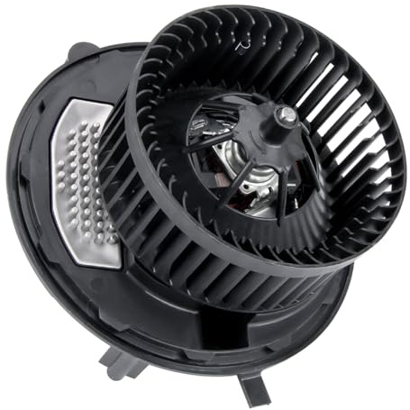 DOCAS Motore per ventola interna,Motore ventola di riscaldamento + regolatore 5Q1819021 5Q1819021B compatibile per Audi A3 8V1 8V7 8VS Seat Leon 5F VW Golf 7 Skoda Octavia 3 2012-2025