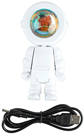 Beufee Astronautes Galaxy Projector, Astronautes Robot Lamp LED Light Projector Night Light for Bedroom Live Broadcast Party Room Decor