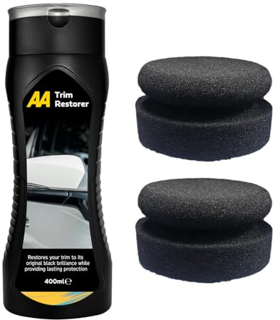 AA Trim Restorer, 400 ml with 2 x Applicator Pads, Black Plastic and Vinyl Restorer