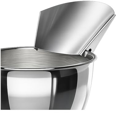 Ausgießschutz aus Edelstahl für KitchenAid 4,5–5 Quart Kippkopf-Standmixer Artisan & Classic Serie von MMOBIEL – Gießrinne Zubehör für KitchenAid Standmixer, Verhindert Verschütten, Spülmaschinenfest