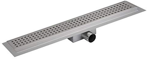 300mm x 70mm Stainless Steel Long Rectangular Wetroom Drainage System - Shower Drain