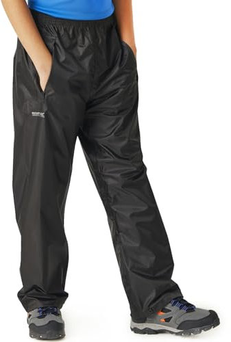 Regatta Childrens Kids Stormbreak Waterproof Overtrousers, Taped Seams & Lightwiegth - Perfect for Outdoors, Walking, Hiking & Camping