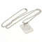Chelsea F.C. Silver Plated Dog Tag & Chain
