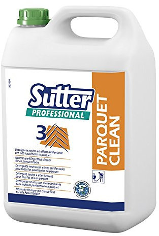 Sutter Professional Parquet Clean Detergente Neutro ad Effetto Brillantante, 5 kg