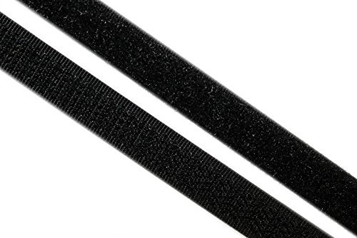 dalipo 17003 - Klettband zum annähen, 10mm, schwarz