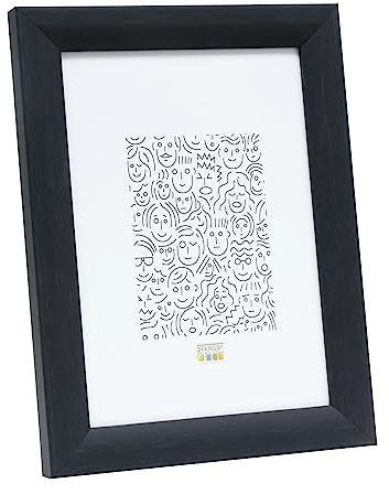 Deknudt Frames S54SF9 Cadre Photo Bois Noir 24,4 x 44,4 x 1,5 cm