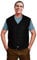 HPXfresh - Kühlweste Black | Kühlende Weste | Weste für Erwaschene - Unisex- mit Nierenschutz | M