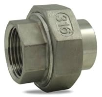 Union à portée conique femelle/à souder en inox 316-60.3mm