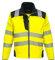 Portwest PW3 Warnschutz-Softshelljacke, Größe: 5XL, Farbe: Gelb/Schwarz, T402YBR5XL