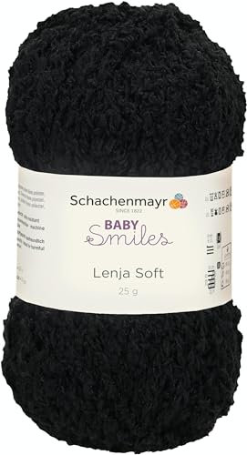 Schachenmayr Baby Smiles Lenja Soft 9807560-01099 schwarz Handstrickgarn, Häkelgarn, Babygarn