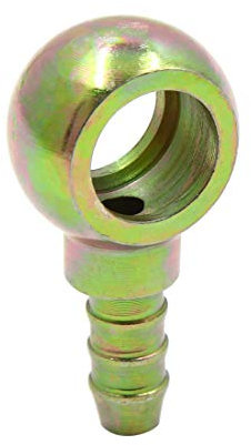sourcing map 8mm ID Schlauchkupplung 16mm Hohlschraube Bremsleitung Adapter für Motorrad Auto