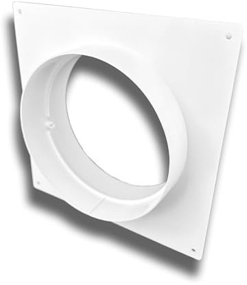 K-TECH-PRO Wandanschluss rund PVC Lüftung Abluft Zuluft System Ø 150